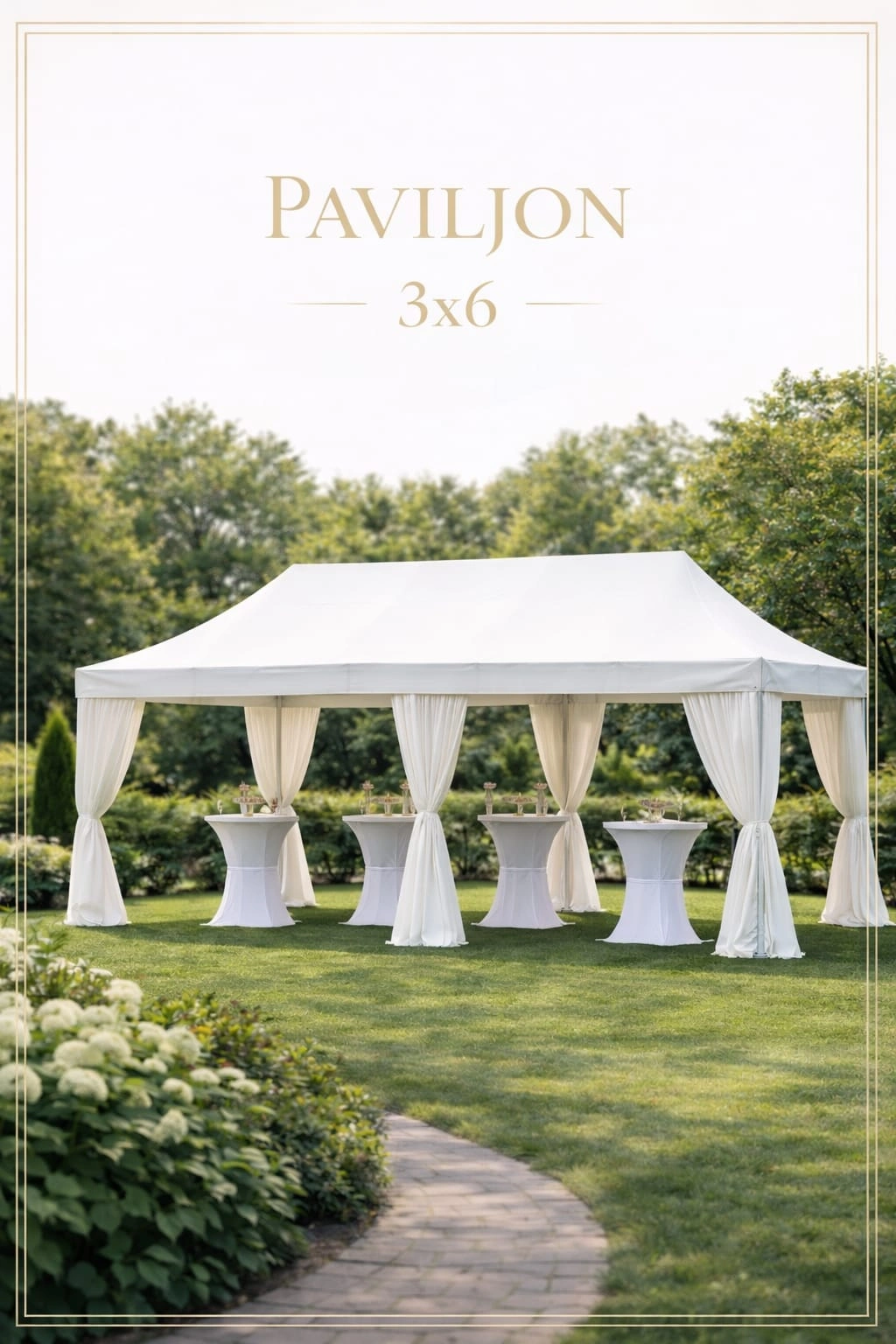 Paviljon 3 x 6 detalj